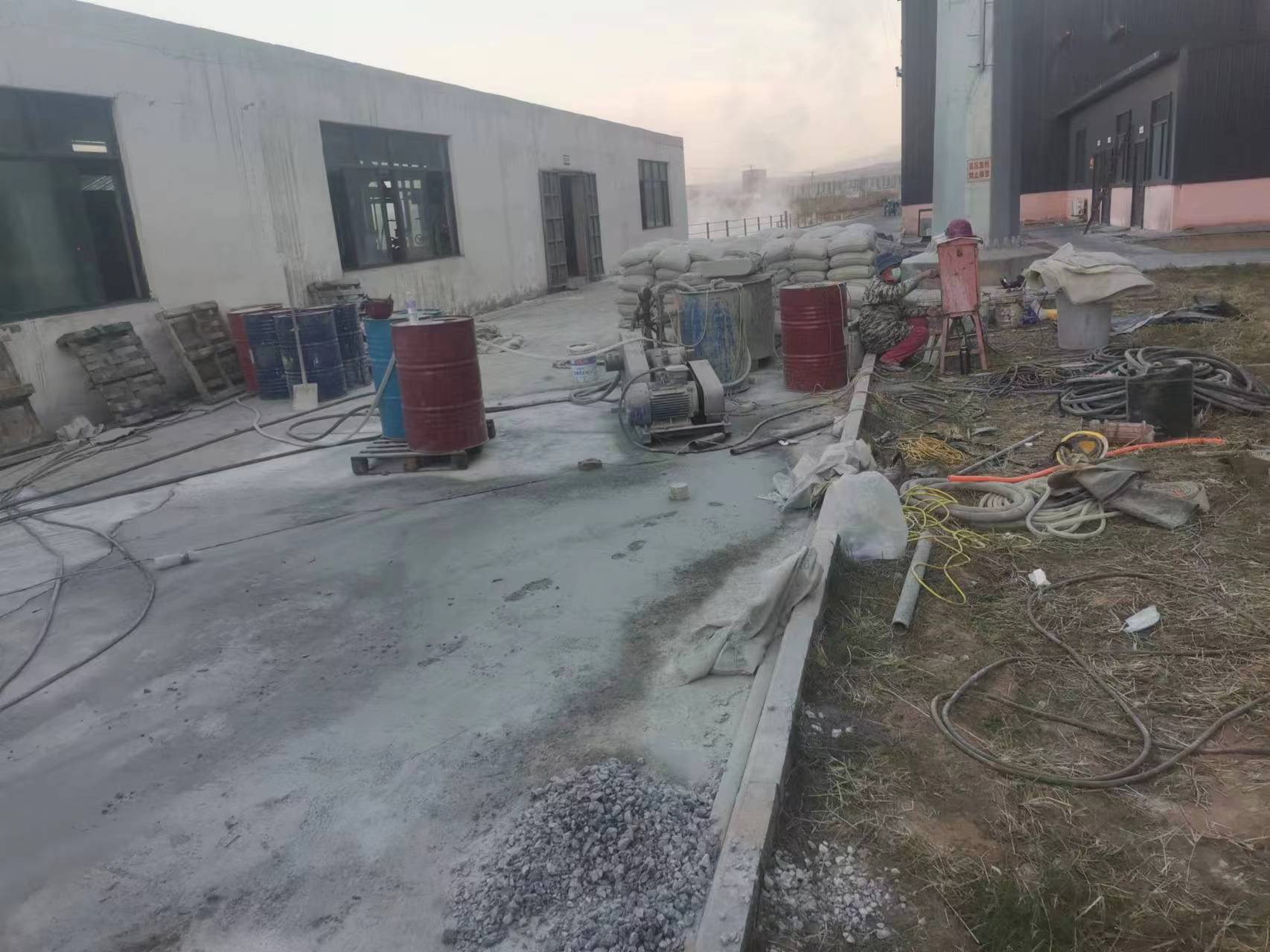 皇姑厂房地基沉降注浆
